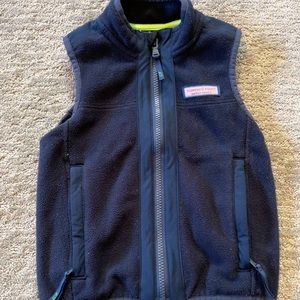 Vineyard Vines fleece vest.